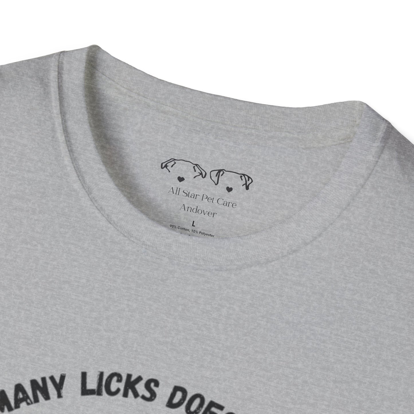 "How Many Licks Does It Take?" T-shirt